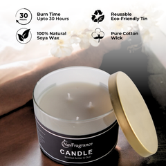 Smoked Amber & Oud – Scented Candle