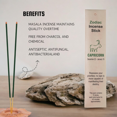 Capricorn Zodiac Incense Stick (Stick 15Per Pack)