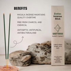 Sagittarius Zodiac Incense Stick (Stick 15Per Pack)