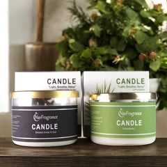 Lemongrass & Smoked Amber Scented Candle Sets