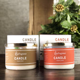 Coconut Musk & Hazelnut Vanilla Scented Candle Sets