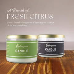 Lemongrass & Smoked Amber Scented Candle Sets