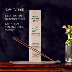 Capricorn Zodiac Incense Stick (Stick 15Per Pack)