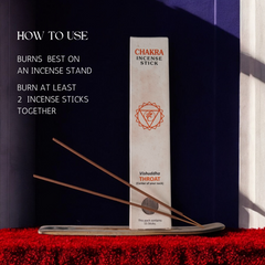 Throat Chakra – Vishuddha Incense Stick (Stick 15Per Pack)