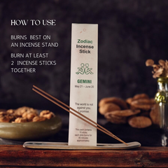 Gemini Zodiac Incense Stick (Stick 15Per Pack)