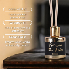 Rose Garden & Lilly of The Valley Fragrance Oil Reed Diffuser Sets
