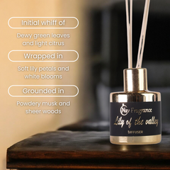 Rose Garden & Lilly of The Valley Fragrance Oil Reed Diffuser Sets