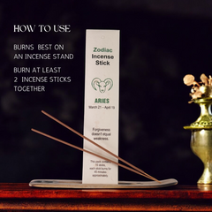 Aries Zodiac Incense Stick (Stick 15Per Pack)