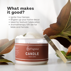 Tuscan leather - Scented Candle