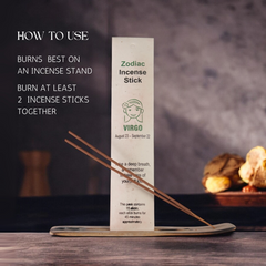 Virgo Zodiac Incense Stick (Stick 15Per Pack)