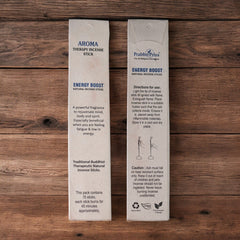 Energy Boost – Aromatherapy Incense Sticks (Stick 15Per Pack)
