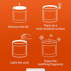 Lemongrass & Smoked Amber Scented Candle Sets