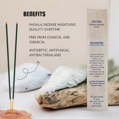 Relaxation – Aromatherapy Incense Sticks (Stick 15Per Pack)
