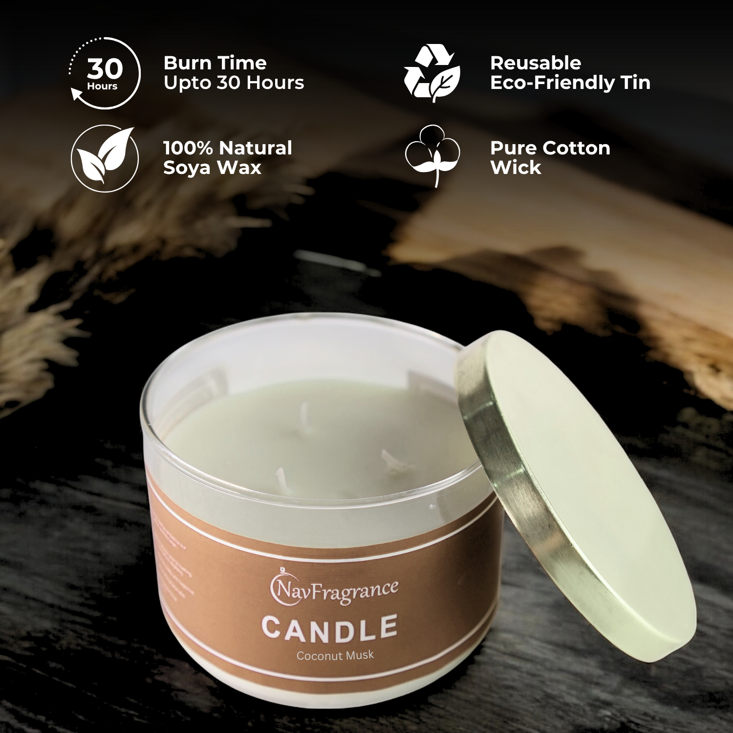 Coconut Musk – Scented Candle