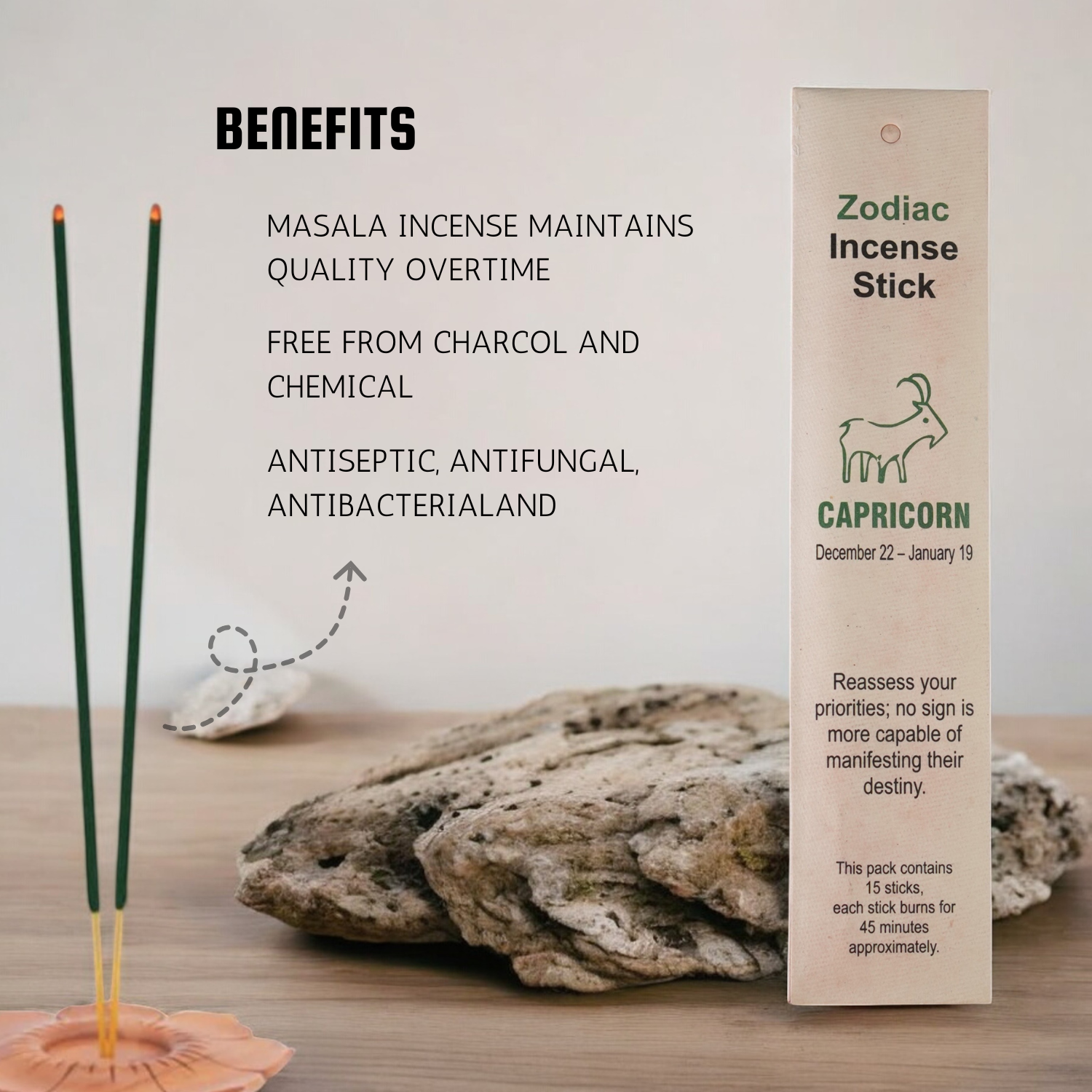 Capricorn Zodiac Incense Stick