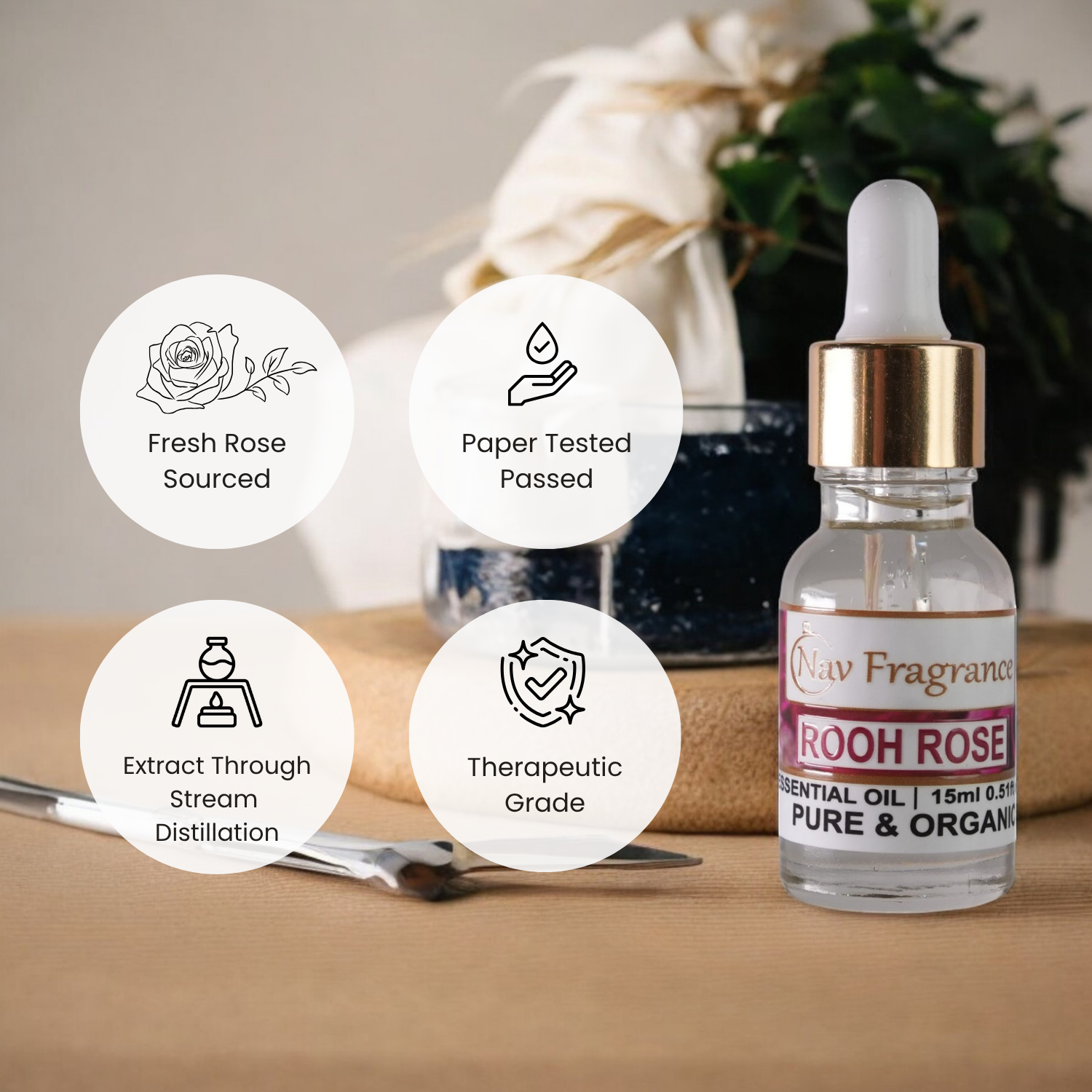 Rooh Rose - Essential Oil