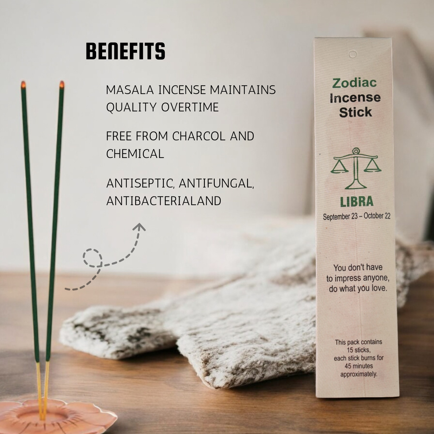 Libra Zodiac Incense Stick