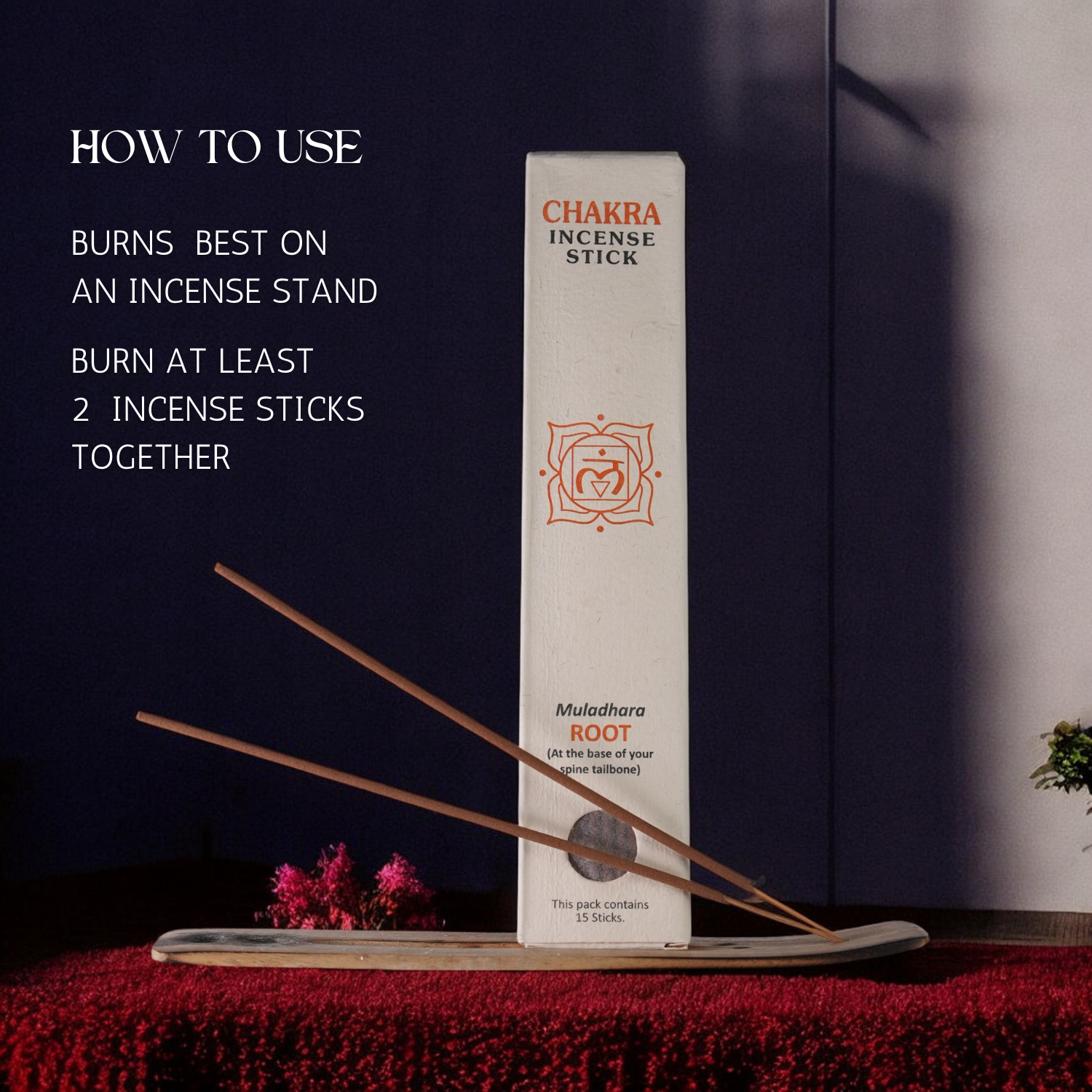 Root Chakra – Muladhara Incense Stick
