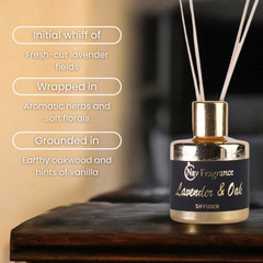 Lavender Oak & Lilly of The Valley Fragrance Oil Reed Diffuser Sets