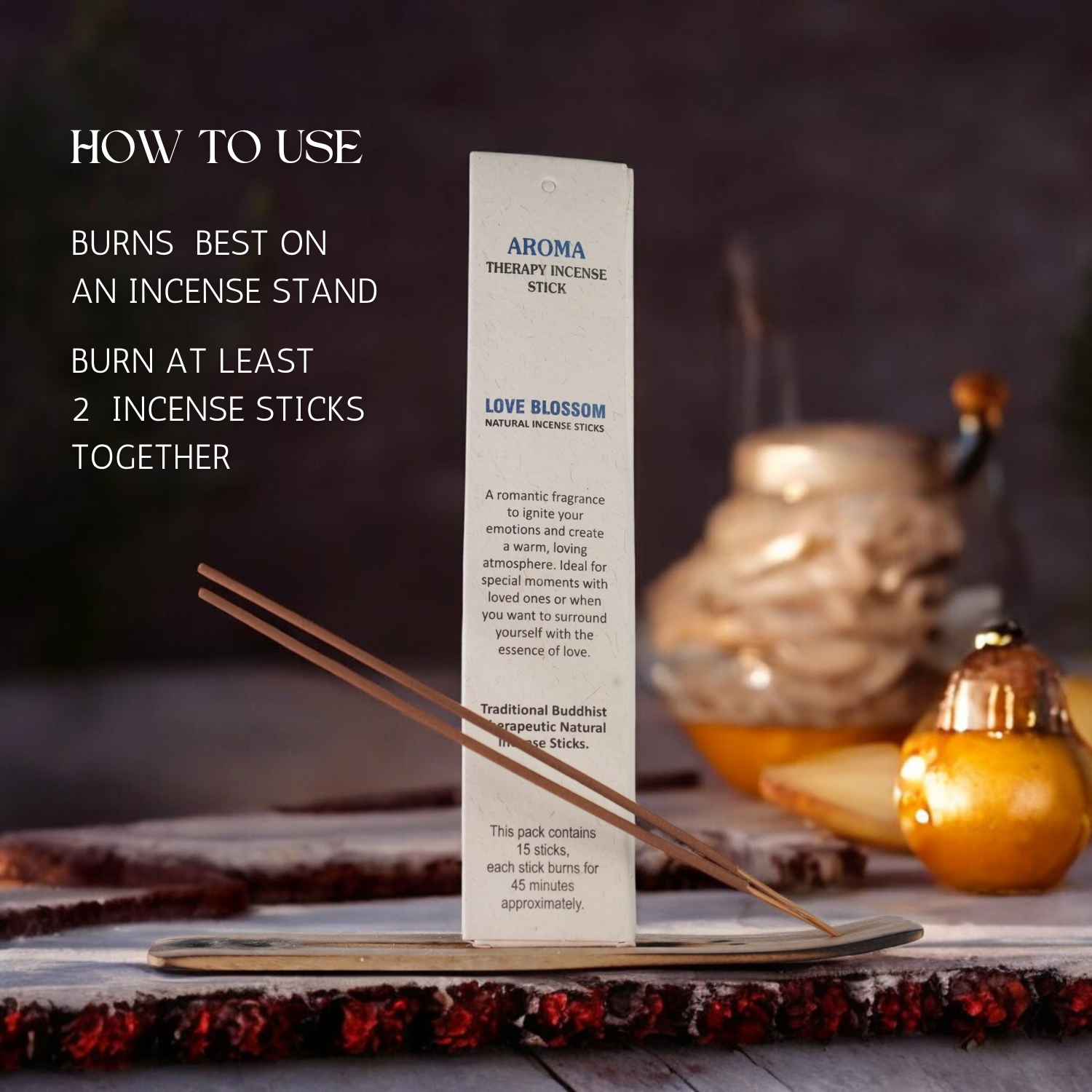 Love – Aromatherapy Incense Sticks
