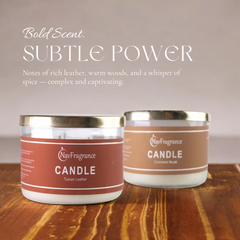 Coconut Musk and Tuscan Leather Scented Candle Sets
