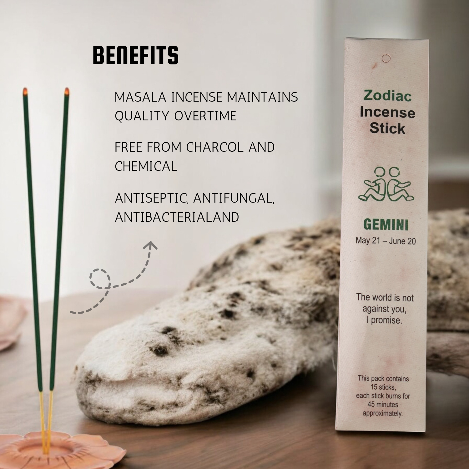 Gemini Zodiac Incense Stick
