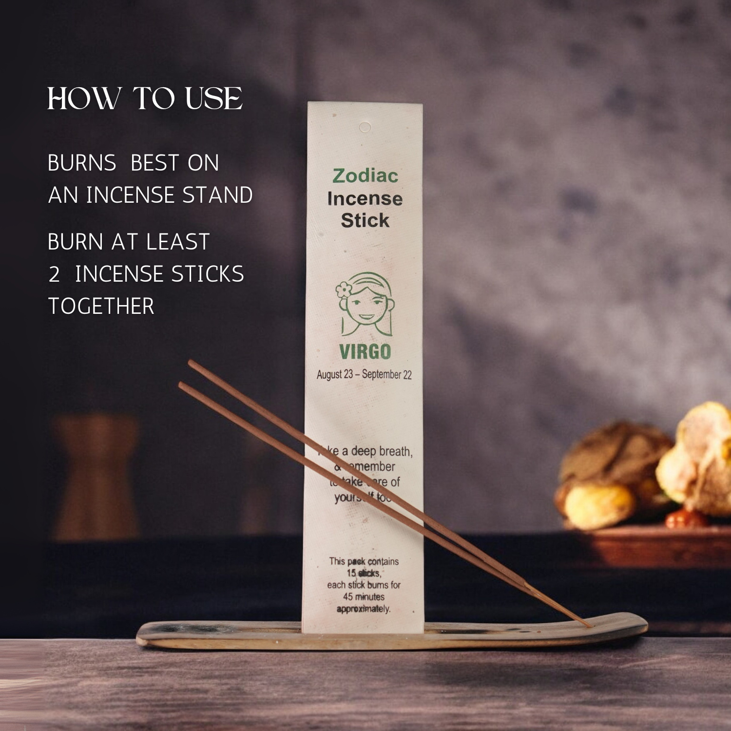 Virgo Zodiac Incense Stick