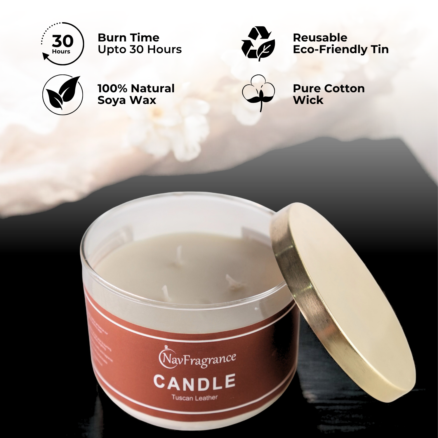 Tuscan Leather – Scented Candle