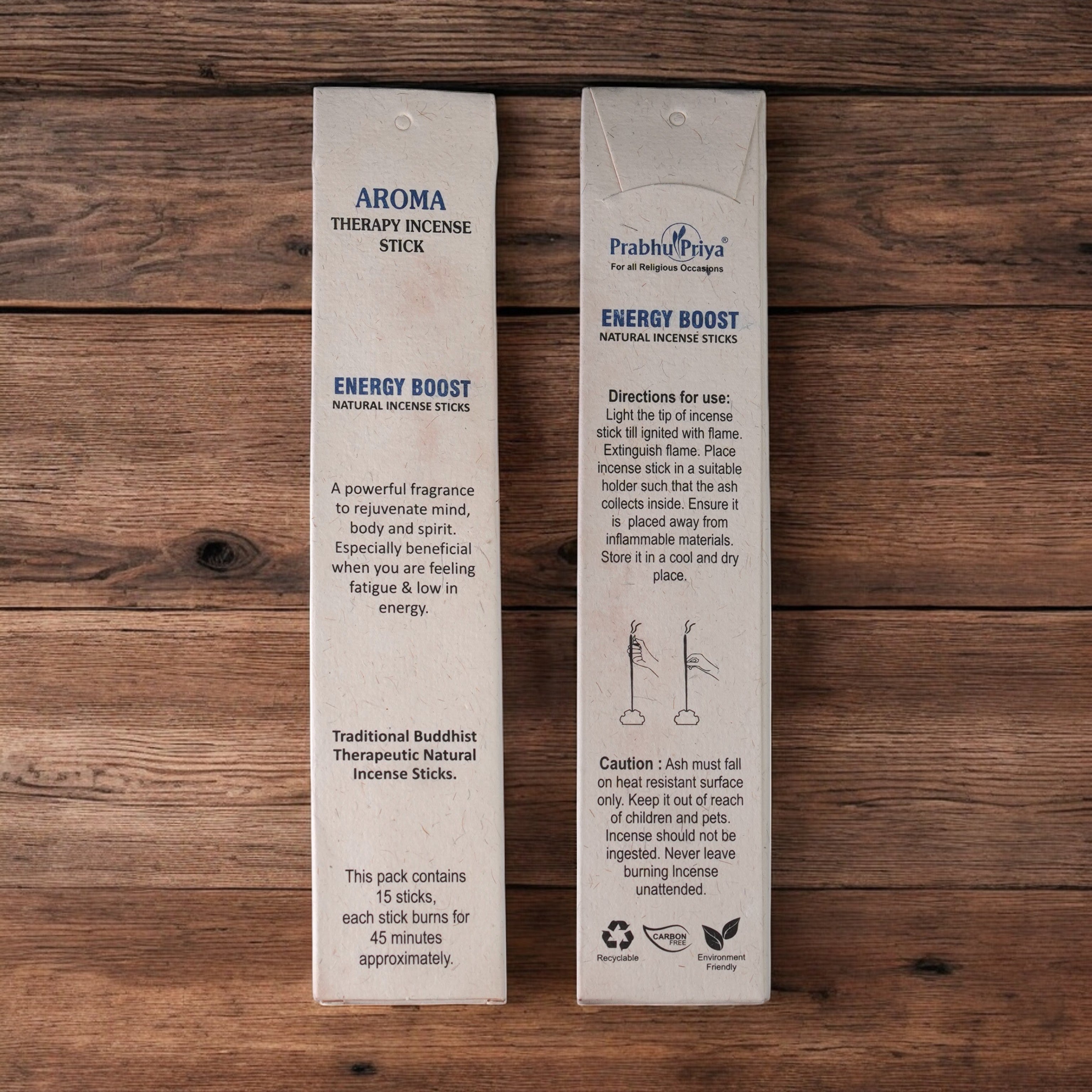 Energy Boost – Aromatherapy Incense Sticks