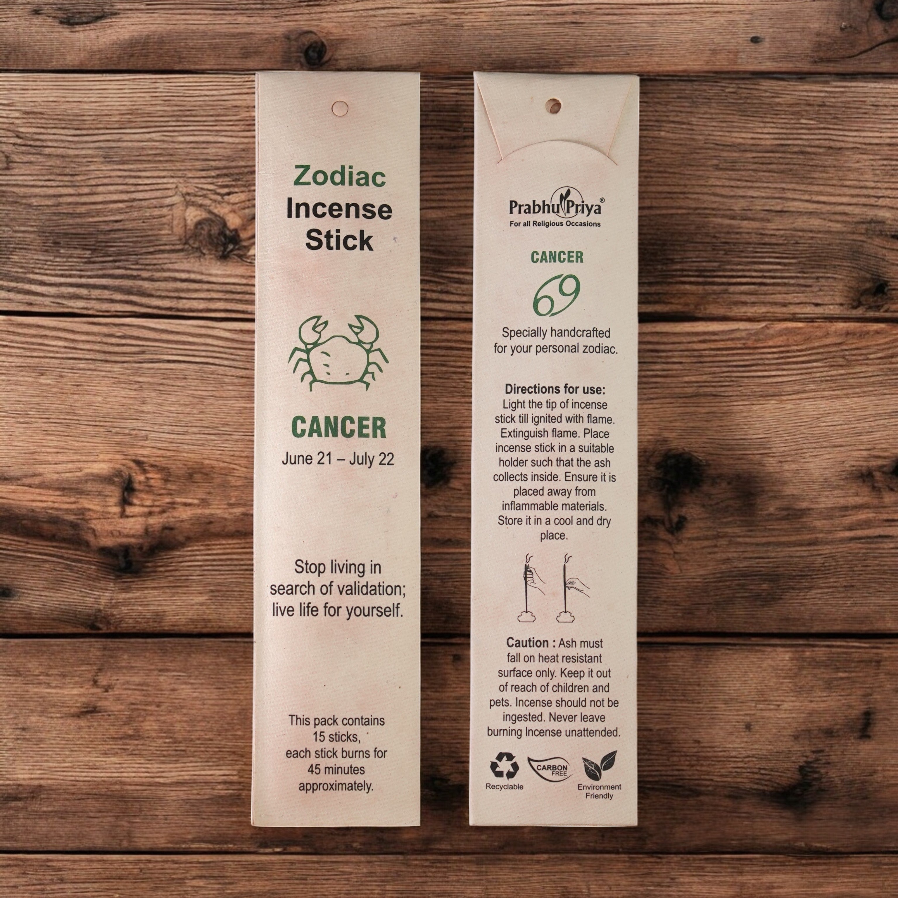 Cancer Zodiac Incense Stick