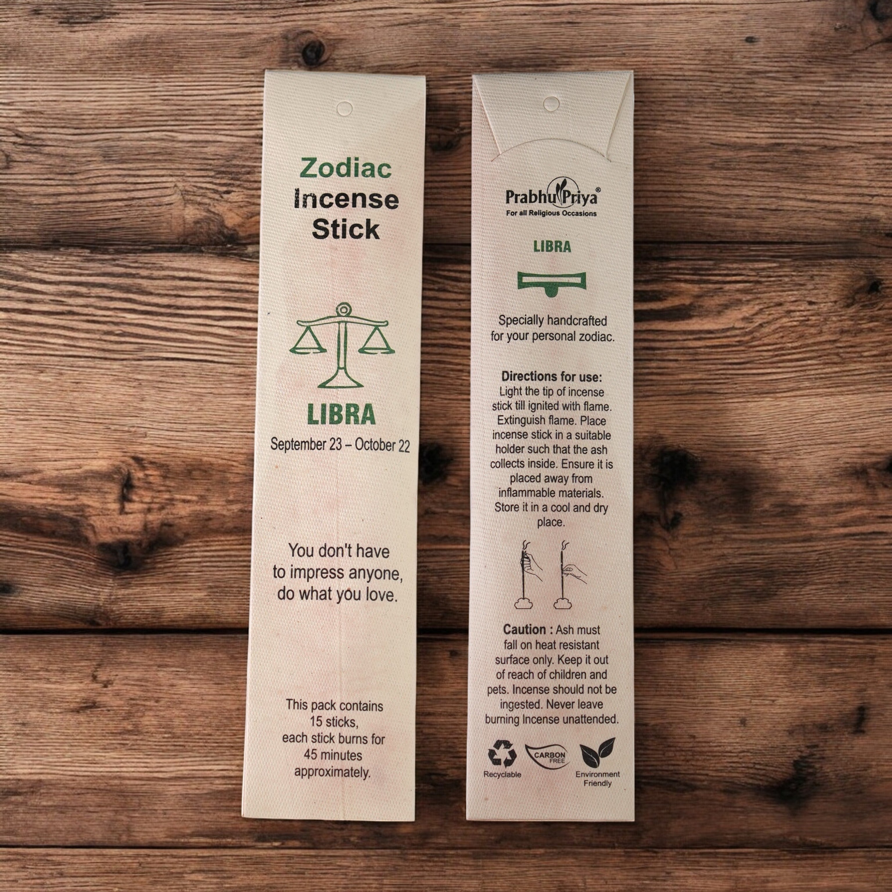 Libra Zodiac Incense Stick