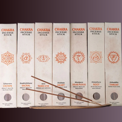 All in one - 7- Chakras Incense Sticks set  (Stick 15Per Pack)