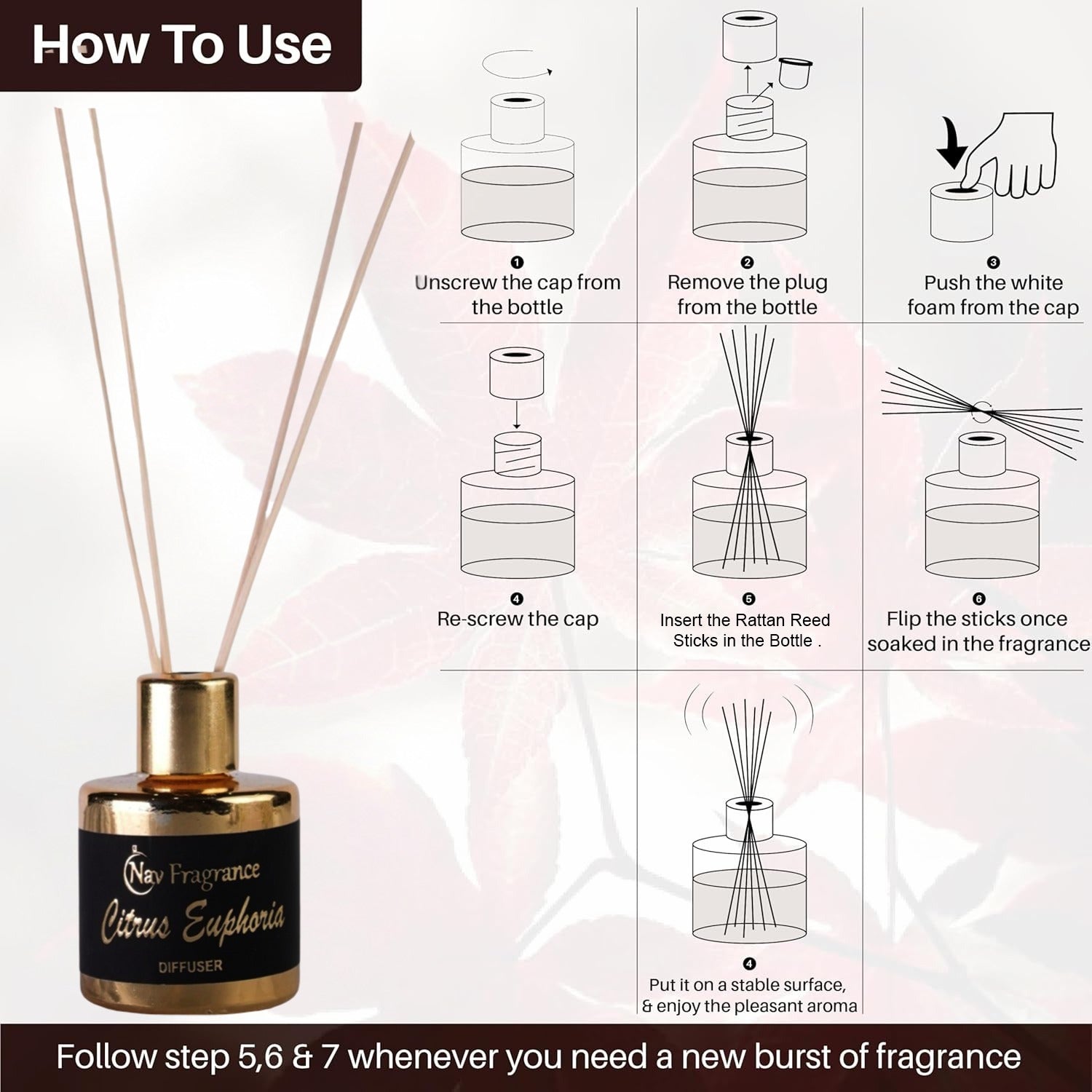 Citrus Euphoria – Reed Diffuser