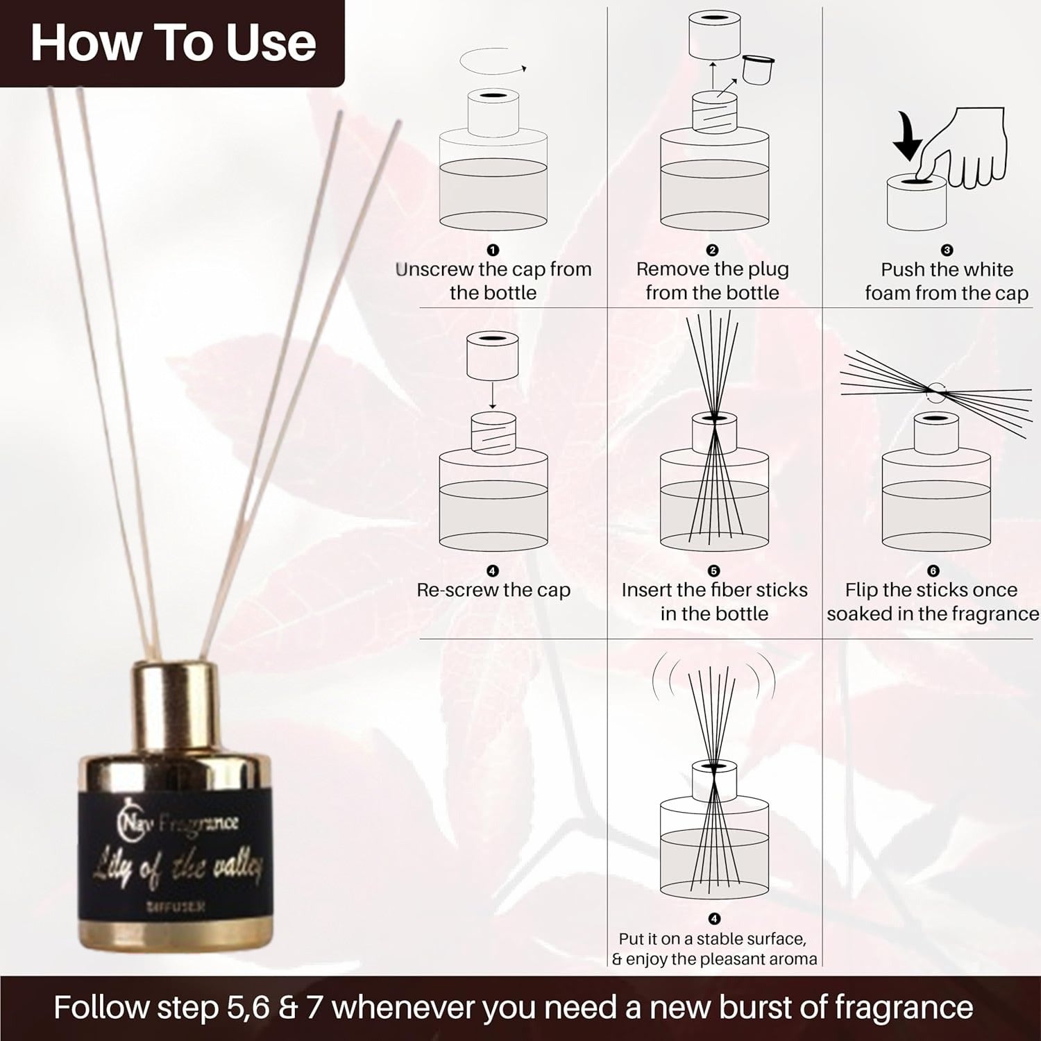 Lily of the Valley – Reed Diffuser
