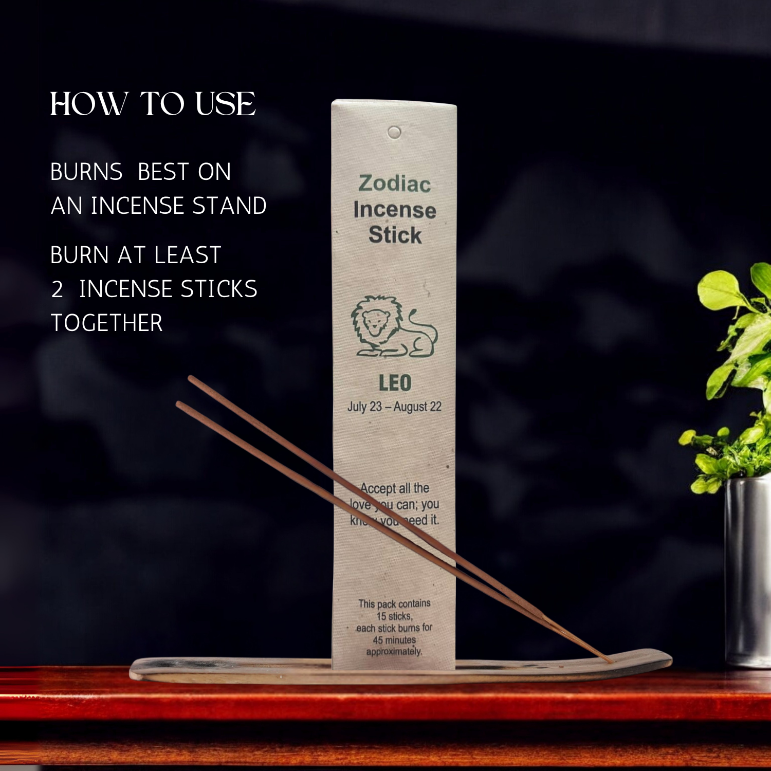 Leo Zodiac Incense Stick